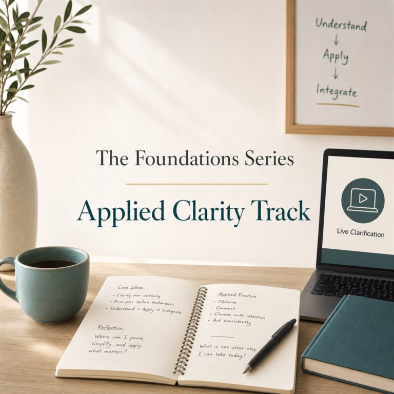The Foundations Series: Applied Clarity Track